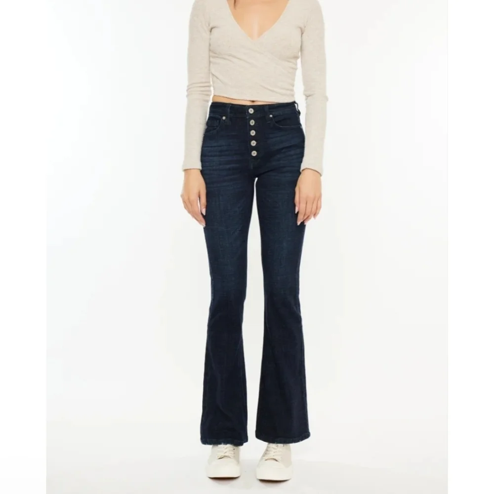 Kancan Blaire High Rise Bootcut Jeans (Petite) Size 26 X 31 - Picture 8 of 8